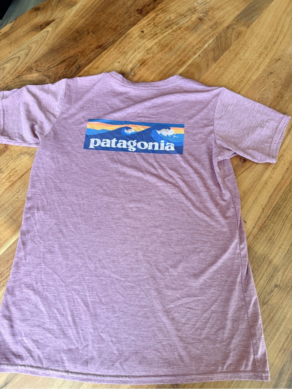 Patagonia Capilene Cool Daily Short Sleeve Tee in Mauve